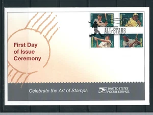 US SC # 4694-4697 Major League Baseball Allstars FDC Program . USPS - Picture 1 of 2