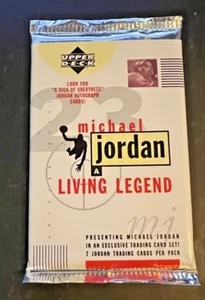 1998 MICHAEL JORDAN A Living Legend Oberdeck werkseitig versiegelte Packung - Bild 1 von 1