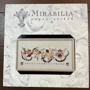 Mirabilia Cross Stitch Chart Angel Proclamation Pattern Angels Dwell Here NEW - Picture 1 of 6