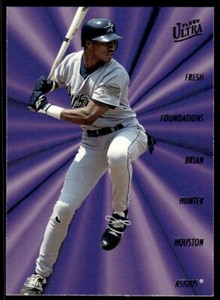 1996 Ultra Fresh Foundations Brian Hunter Houston Astros #4
