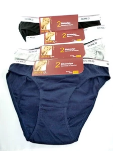 Damen Bikini-Slip 2er Pack, Baumwolle - Picture 1 of 13