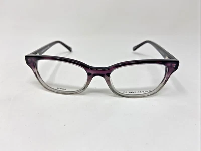 BANANA REPUBLIC ANIA DT9 PURPLE GRAY CRYSTAL FADE 49/17/130 FLEX HINGE -H22 - Image 1 of 4