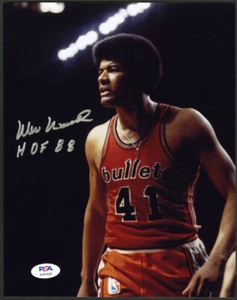 Wes Unseld SIGNED 8x10 Photo + HOF 88 Washington Bullets PSA/DNA AUTOGRAPHED - Picture 1 of 1