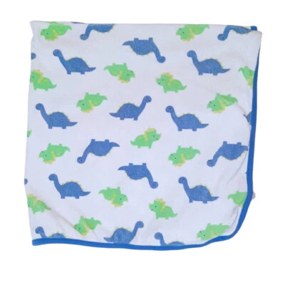 Carter's Just One You Dinosaur Baby Terry Lovey Swaddle Blanket 26" X 27" - Image 1 of 4