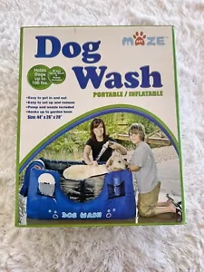 Die einzige aufblasbare Hundedusche HUNDESASCHUNG tragbar und aufblasbar Tier war h - Bild 1 von 5