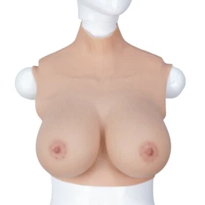 Silicone Breast Forms Enhancer G Cup Crossdresser Drag Queen Fake Boobs Tits - Picture 1 of 14
