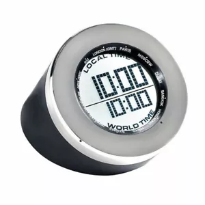 Seth Thomas World Time Multifunction Clock – Vintage Travel Alarm Desk Clock - Picture 1 of 3