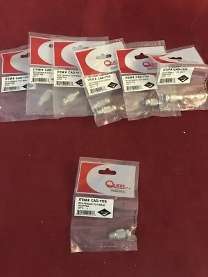 (QTY=7) RCA Female to F Male Adapter, NEW - Image 1 of 2