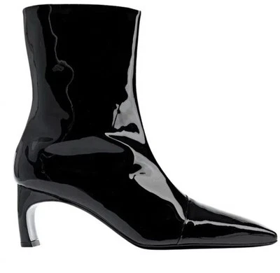 Bota de charol Rosetta Getty talla 38 hecha en Italia talla 8 suela de goma  Foto 1 de 4