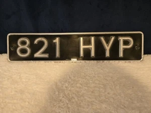 Vintage Hills UK Number Plate 821 HYP Period Correct Rolls Royce Bentley License - Bild 1 von 5