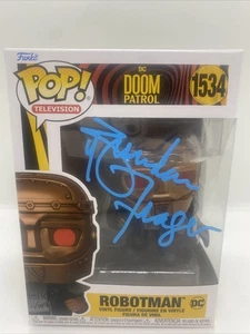 Funko Pop! Doom Patrol Robotman 1534 firmato da Brendan Fraser con testimone Beckett - Foto 1 di 7