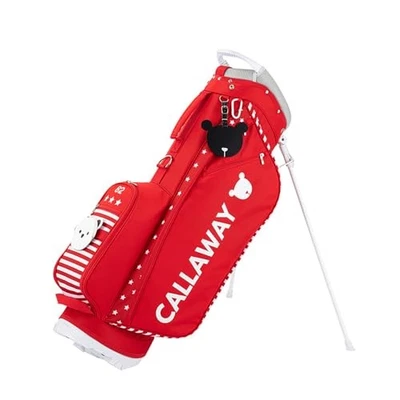 Callaway BEAR WMS RED 23 Caddy Bag Stand 9.5-inch 46-inch Clubs 2.6kg 6-Section - Image 1 of 4