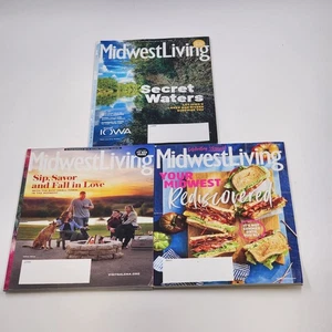 Lot of 3 Midwest Living Magazine May/June July/August Sept/October Editions 2021 - Picture 1 of 10