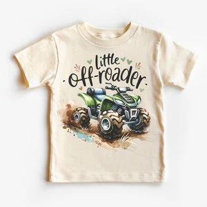 Boys Little Off Roader 4 Wheeler Shirt - Four Wheeler Tee - Picture 1 of 8