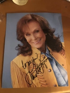 ORIGINAL Vintage LORETTA LYNN Werbefoto SIGNIERT HANDSIGNIERT 8x10 - Bild 1 von 2