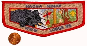 BOY SCOUT BSA OA NACHA MIMAT ERROR 15 64 443 444 HUDSON NY FF S1 1ST FLAP MINT! - Picture 1 of 4