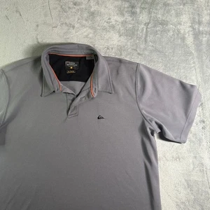 Quiksilver Waterman Collection Grau Poloshirt Herren XL Kurzarm Golf - Bild 1 von 12
