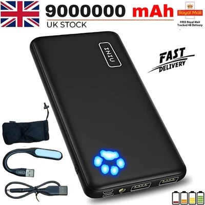 90000000mah Power Bank USB-C Pack Backup Battery Fast Charger For Mobile Phone - Image 1 of 4