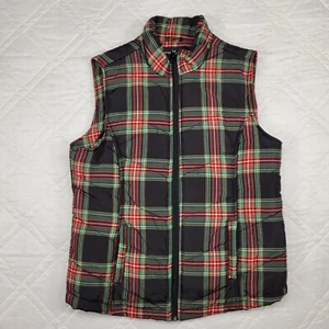 Jason Maxwell Outerwear Collection plaid puffer vest size PL - Picture 1 of 3