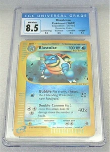Pokemon Expedition Blastoise 36/165 CGC 8.5 NM/Mint+ 2002 - Picture 1 of 2