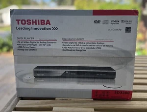TOSHIBA SD3300 DVD Player - Black - New Sealed - Picture 1 of 7