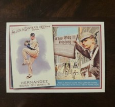 2010 Topps Allen & Ginter Felix Hernandez This Day in History #TDH18 Mariners
