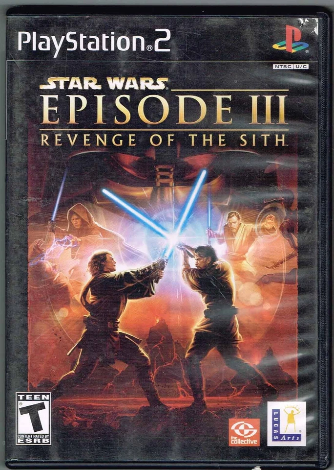 Star Wars: Episode III Revenge of the Sith (PlayStation 2, 2005) ~ Used Complete - Image 1 of 1