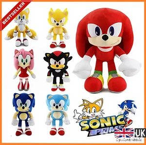 🔵Sonic the Hedgehog Peluche Juegos Peluche Juguete Colas Nudillos Sombra Reino Unido🔵 - Imagen 1 de 51