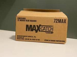 MaxCatch Glue Traps 72MAX Pest Boards Catch Mice, Water-bugs & Insects - Picture 1 of 5