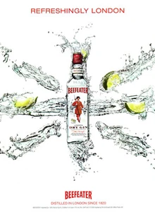 BEEFEATER GIN AD #39 RARE 2006 OUT OF PRINT 2 SIDED - Imagen 1 de 3