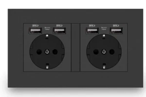 Doble enchufe con USB - Imagen 1 de 5