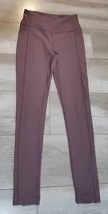 Mondetta Active Leggings Women's SZ Small Flint High Waist Mesh Accents, Pockets - Picture 1 of 15