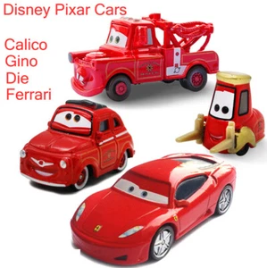 1:55 Toy Birthday Disney Pixar Cars Model Gift Diecast Red Calico/Gino/Die Boys - Foto 1 di 10