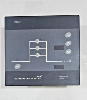 Grundfos CU 323-3 Control Unit 98776194-V02 Ser:00484 100-240VAC 50/60Hz Used - Image 1 of 4