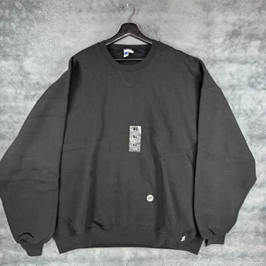 Vintage 90er Russell Athletic Herren 3XL schwarz leer Rundhalsausschnitt Sweatshirt neu mit Etikett - Bild 1 von 7
