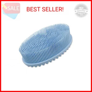 Exfoliating Silicone Body Scrubber Silicone Bath Brush Silicone Shower Loofah - Picture 1 of 2