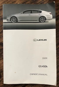 2009 Lexus GS450h Owners Manual Book Owner's Manual GS 450 hybrid - Picture 1 of 7