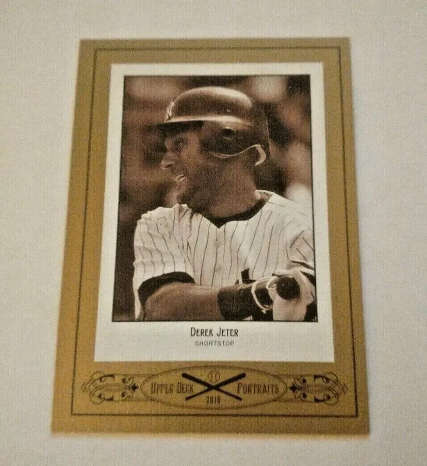 Derek Jeter 2010 Upper Deck "Portraits" #SE-58 BV $6 - Image 1 of 2