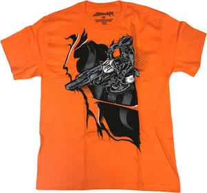 Hart and Huntington Boys T-Shirt Medium Orange 100% Cotton - Picture 1 of 2