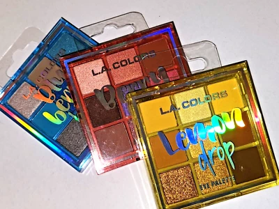 3X LIMITED Ed LA Colors Berry Kiss - Blue Berry Blast Lemon Drop - Eye Palettes - Image 1 of 4