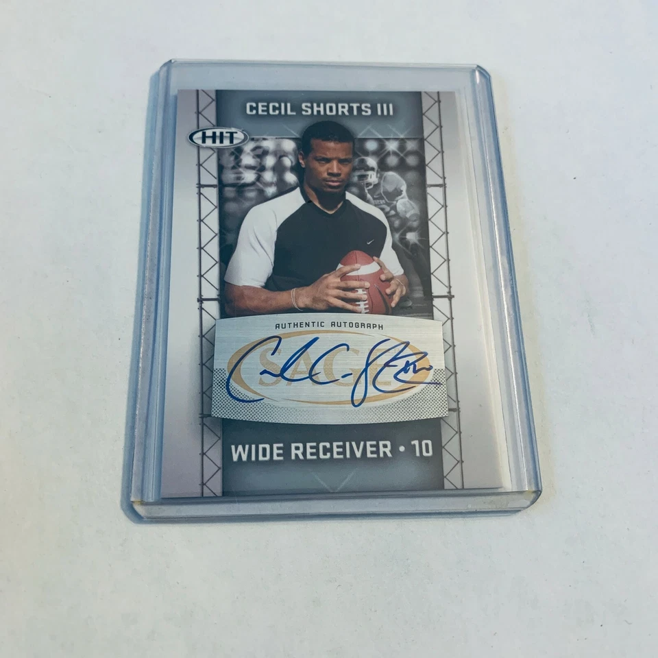 F91840  2011 SAGE HIT Autographs Silver #69 Cecil Shorts - Image 1 of 1