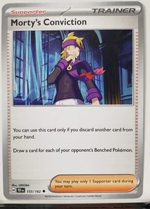 Mortys Conviction 155/162 NM - Temporal Forces Pokemon Card $2 Combined Shipping - Picture 1 of 2
