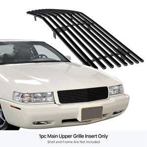 Se adapta a Cadillac EL Dorado 1995-2002 negro billet parrilla inserto - Imagen 1 de 7