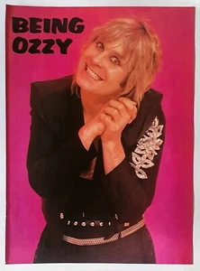 OZZY OSBOURNE Billy Idol Rock magazine pin-up pull-out poster 1 page vintage 80s - Picture 1 of 8