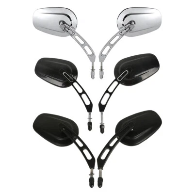 Rearview Mirrors Fit For Harley Touring Softail Deluxe Sportster 883 1200 Dyna - Image 1 of 4