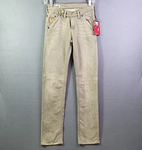 NWT 4 Stroke Women’s Amnesia Stretch Straight Leg Jeans Size 2 Tag 26x32 Guitar - Picture 1 of 13