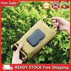 Oxford Cloth Wet Wipe Pouch Refillable for Car Back Seat Stroller (Khaki)