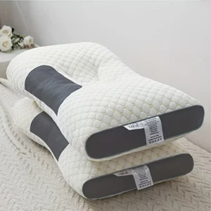Soft Neck Pillow 2PCS Set – High Quality Support – Removable Cover – Pain Relief - Picture 1 of 4