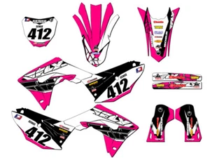 2019-2021 CRF 250 RX 13 FLY Pink Senge Graphics Kit Compatible with Honda - Picture 1 of 10