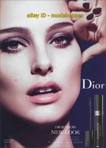 DIOR Beauty 1-Page Magazine PRINT AD Spring 2012 NATALIE PORTMAN pretty girl - Picture 1 of 1